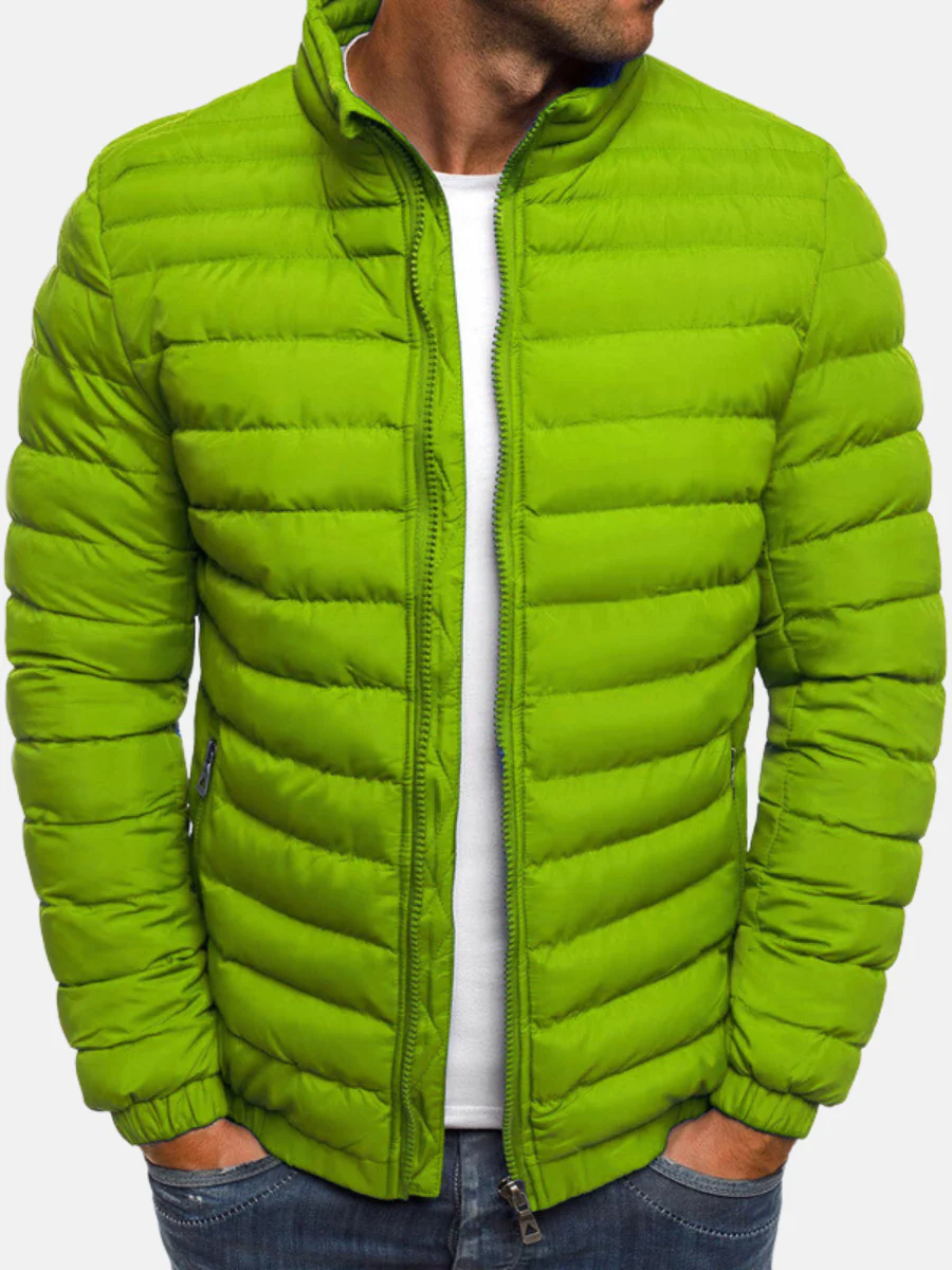 Cosmo | Horst – Black puffer jacket with stand-up collar - Image 4