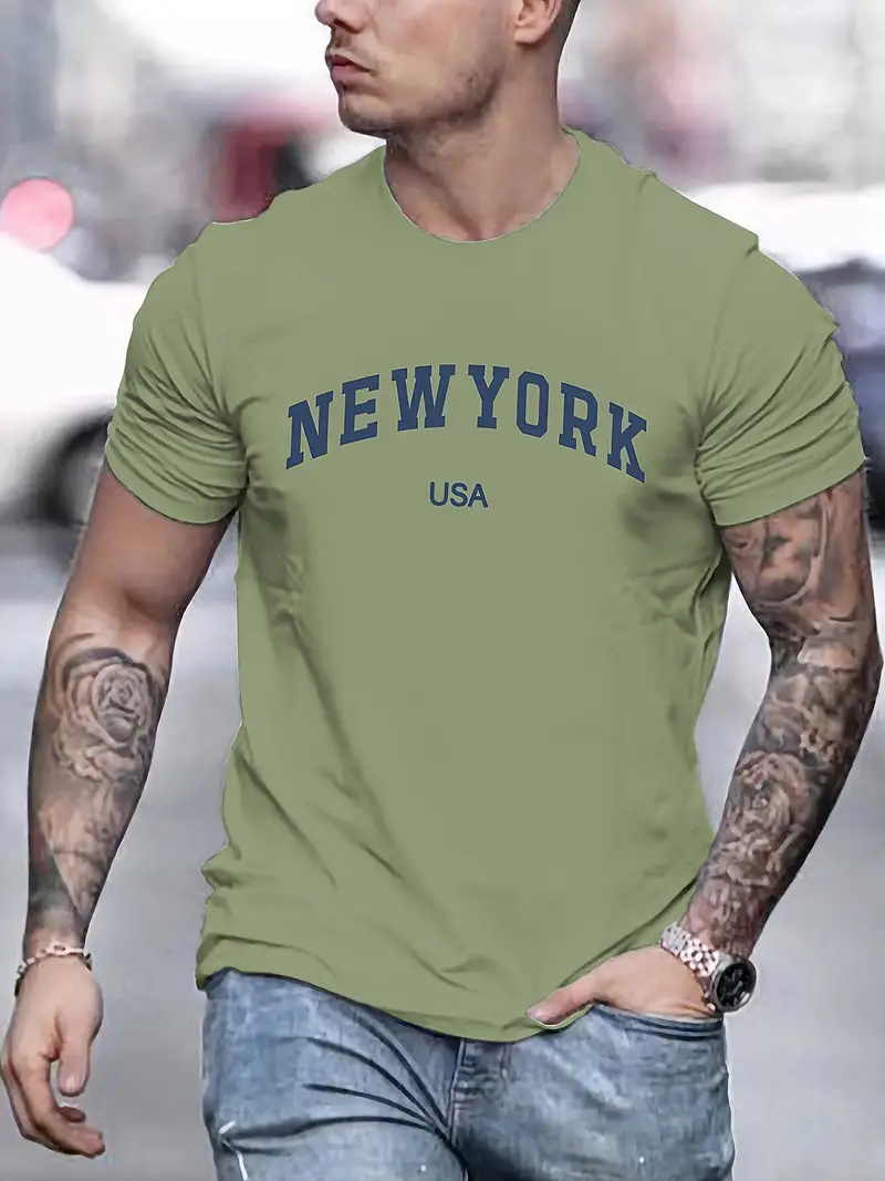 Craig® | T-Shirt With New York Print For Men - Image 4