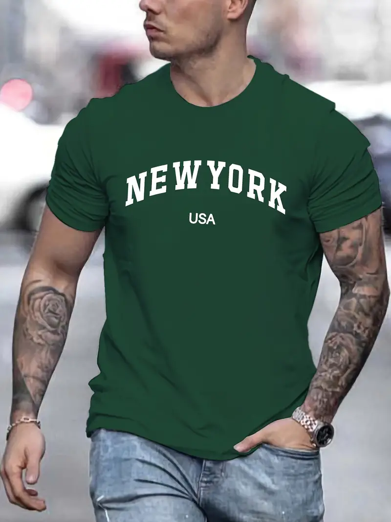 Craig® | T-Shirt With New York Print For Men - Image 6