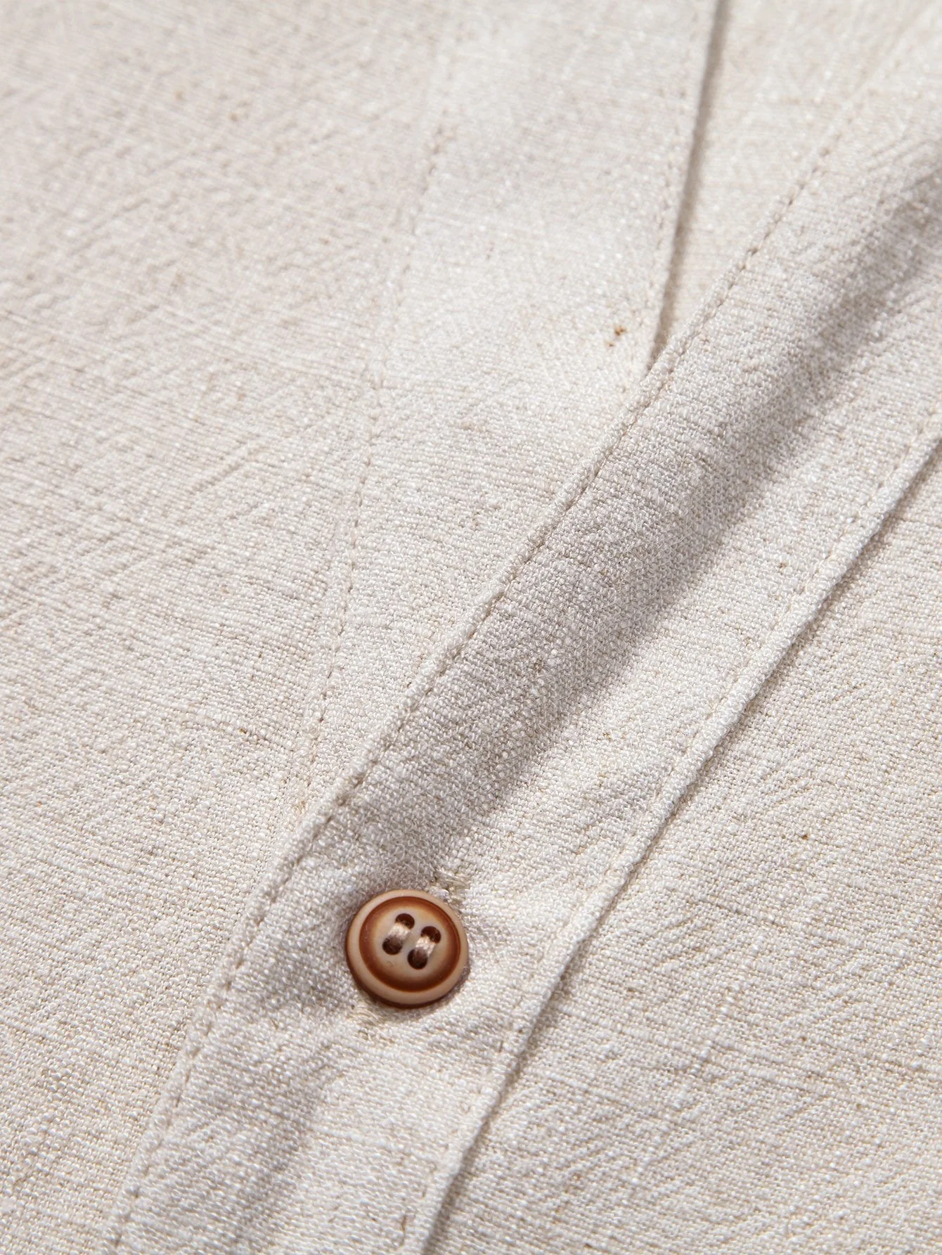 Craig® | V Neck Linen Rayon Blend Shirt & Straight Leg Linen Pants - Image 19