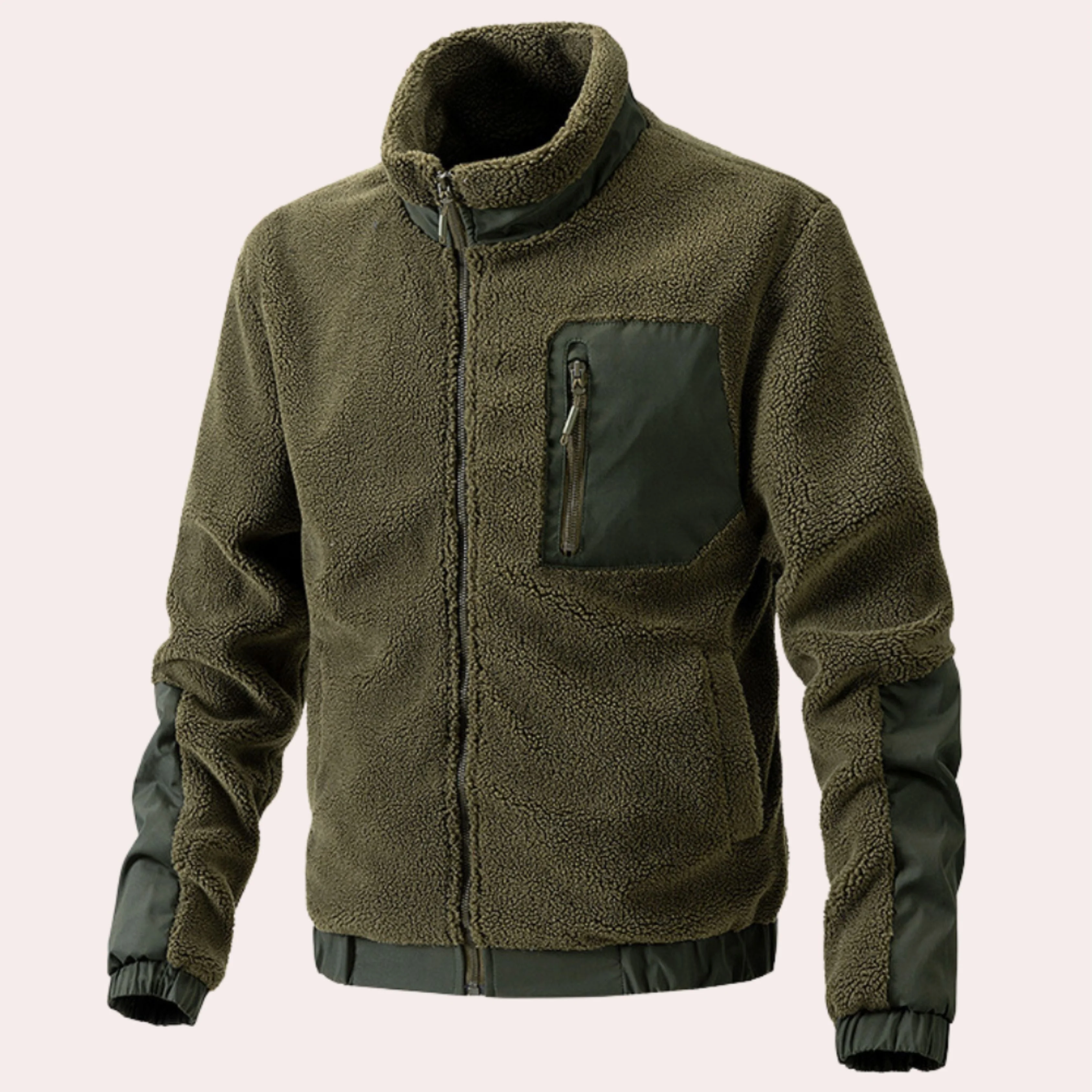 Craig® | Warm men's jacket with zip - Image 4