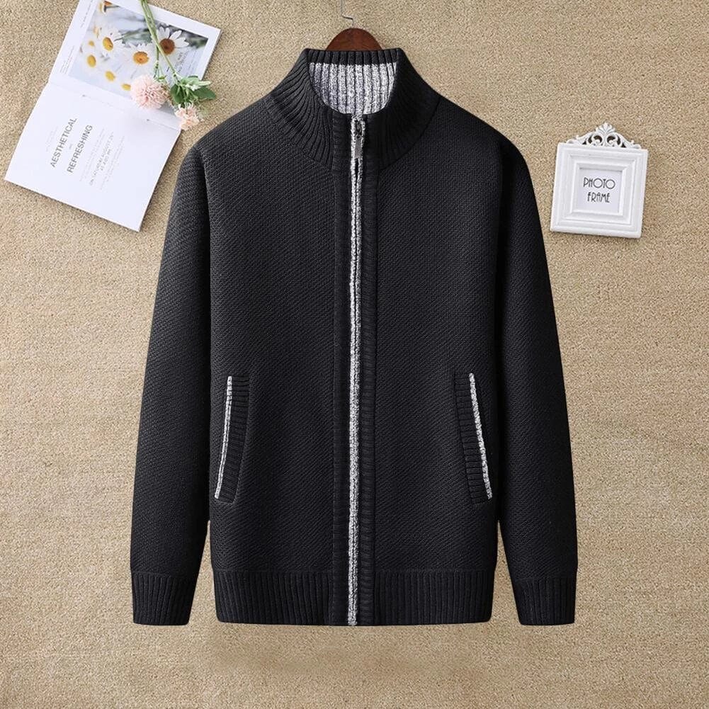 Creta | Classic full-zip cardigan for men - Image 4