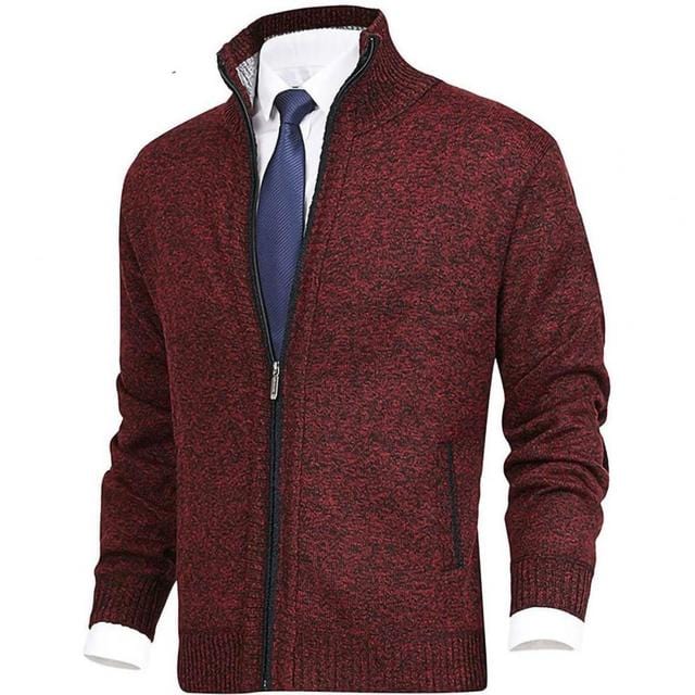 Creta | Classic full-zip cardigan for men - Image 7