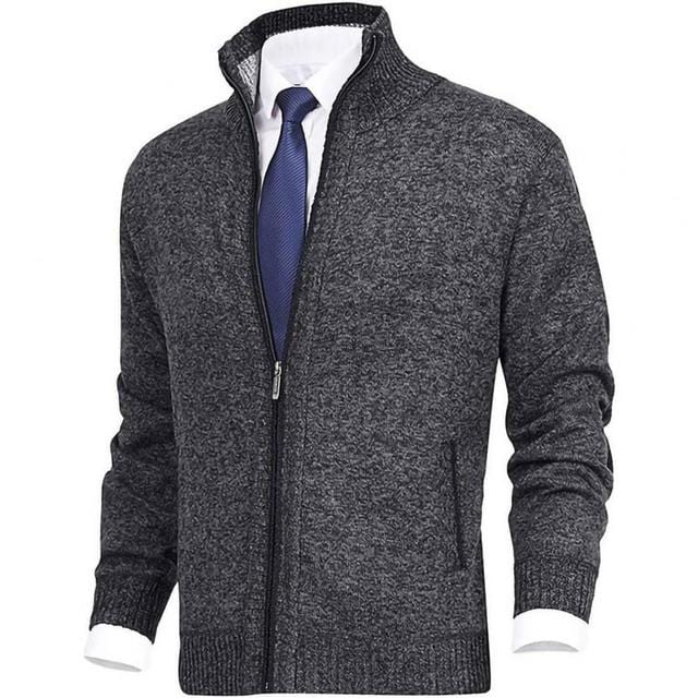 Creta | Classic full-zip cardigan for men - Image 8