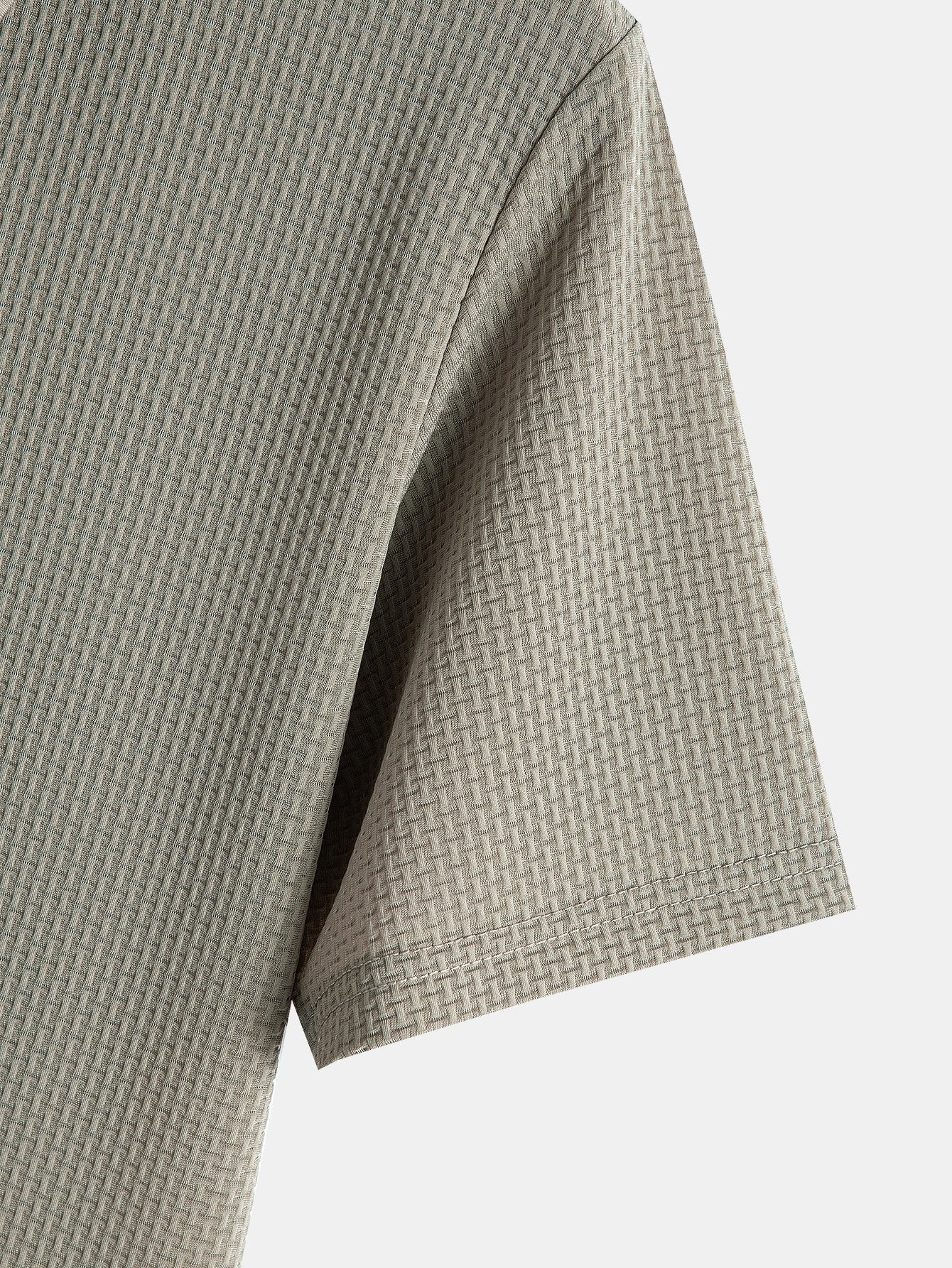 Crisanto® | Short Sleeve Textured Polo - Image 10