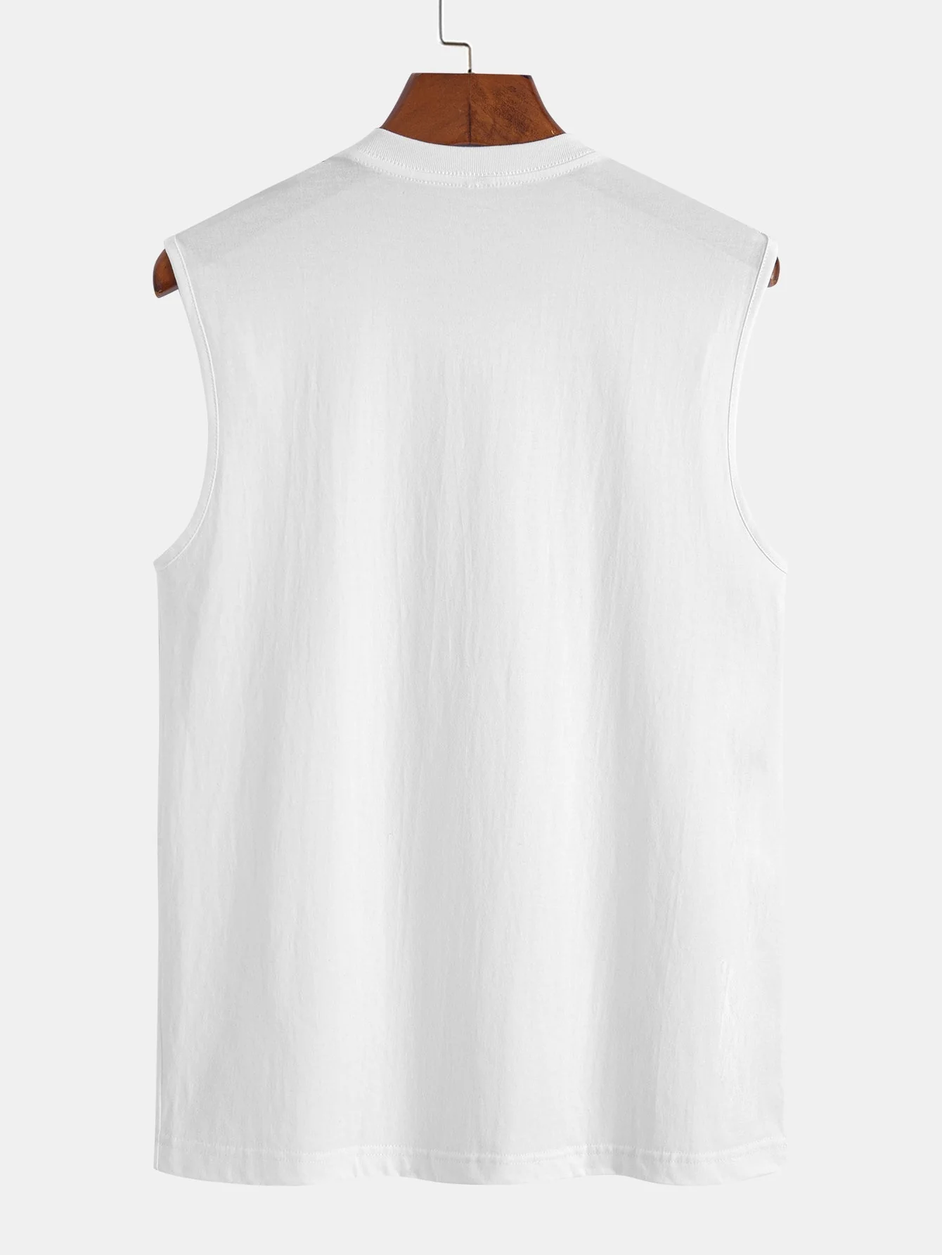Crisanto® | Solid Color Cotton Tank Top - Image 2