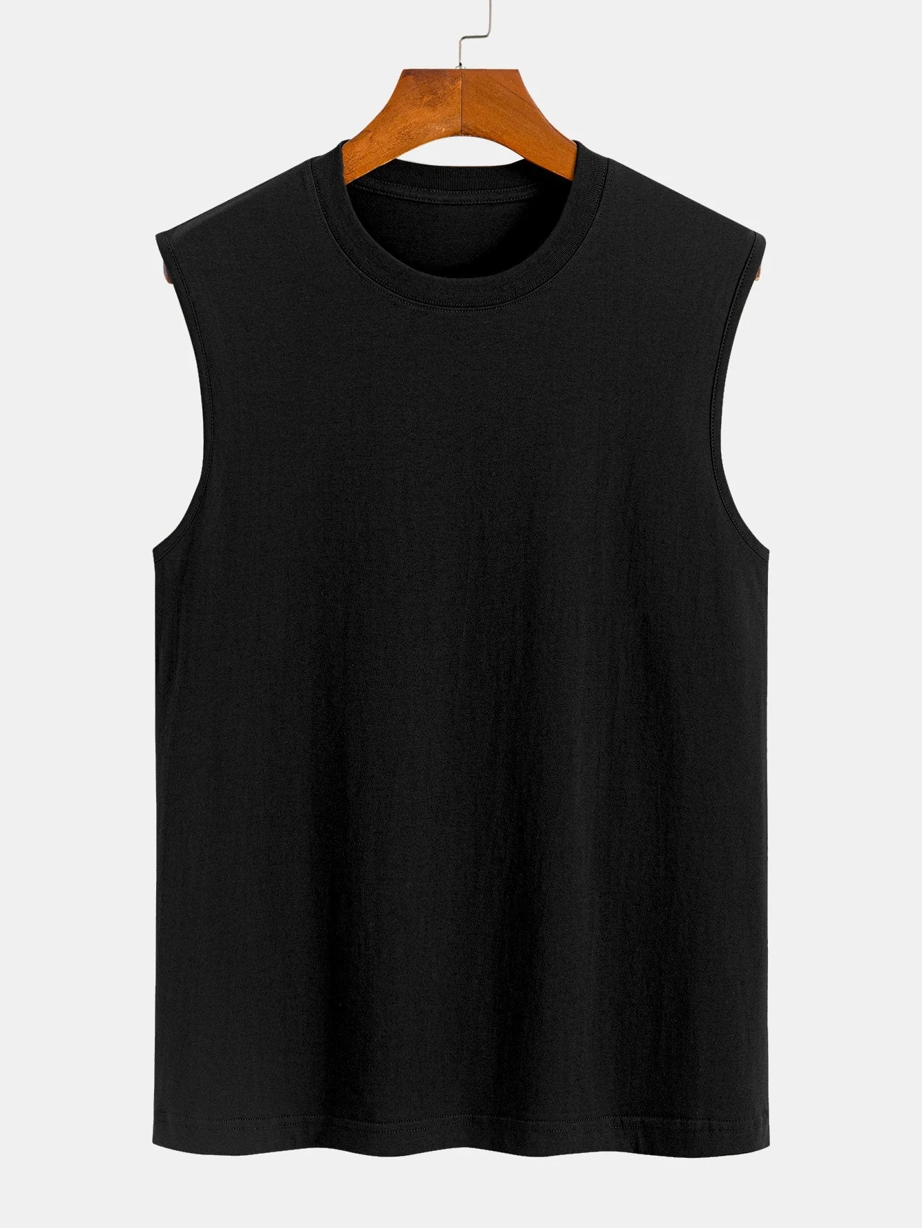 Crisanto® | Solid Color Cotton Tank Top - Image 3