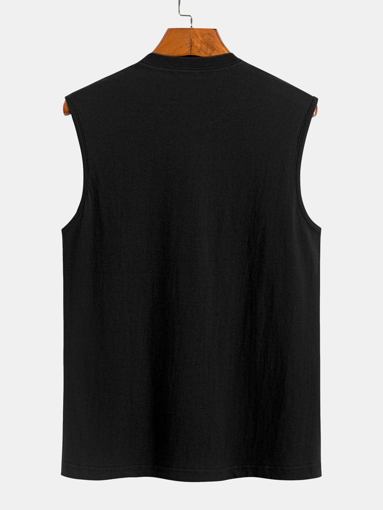 Crisanto® | Solid Color Cotton Tank Top - Image 4