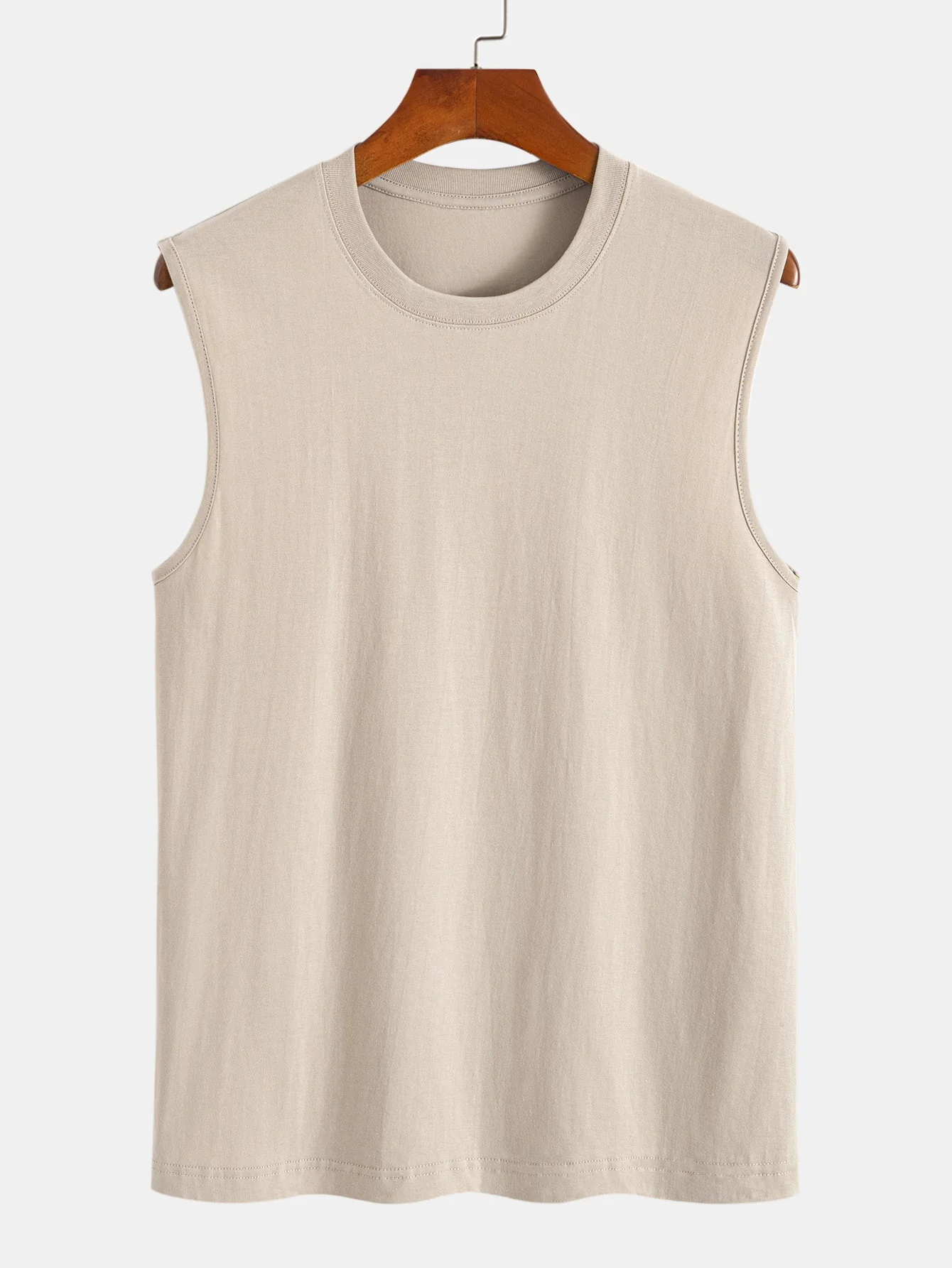 Crisanto® | Solid Color Cotton Tank Top - Image 5