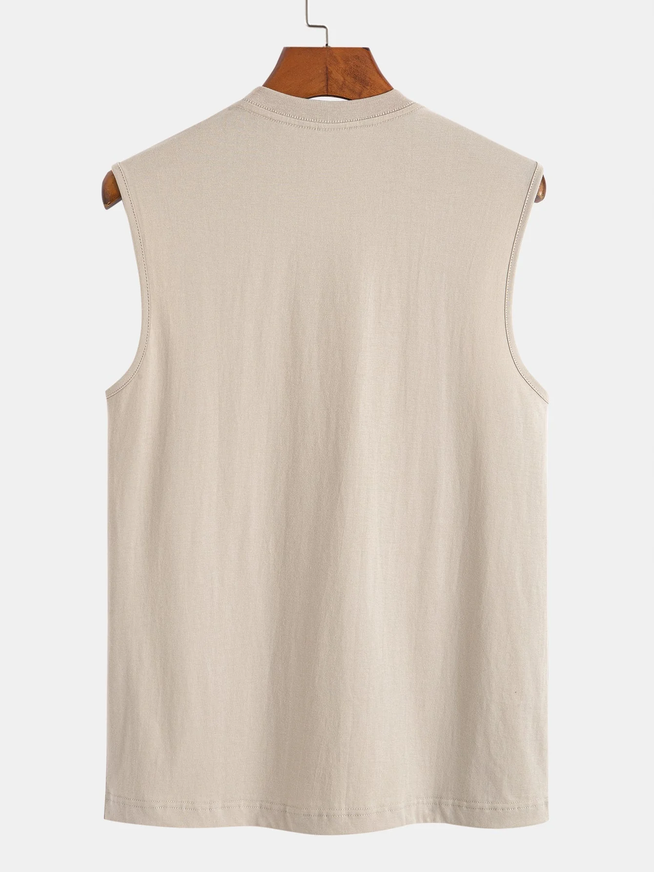 Crisanto® | Solid Color Cotton Tank Top - Image 6