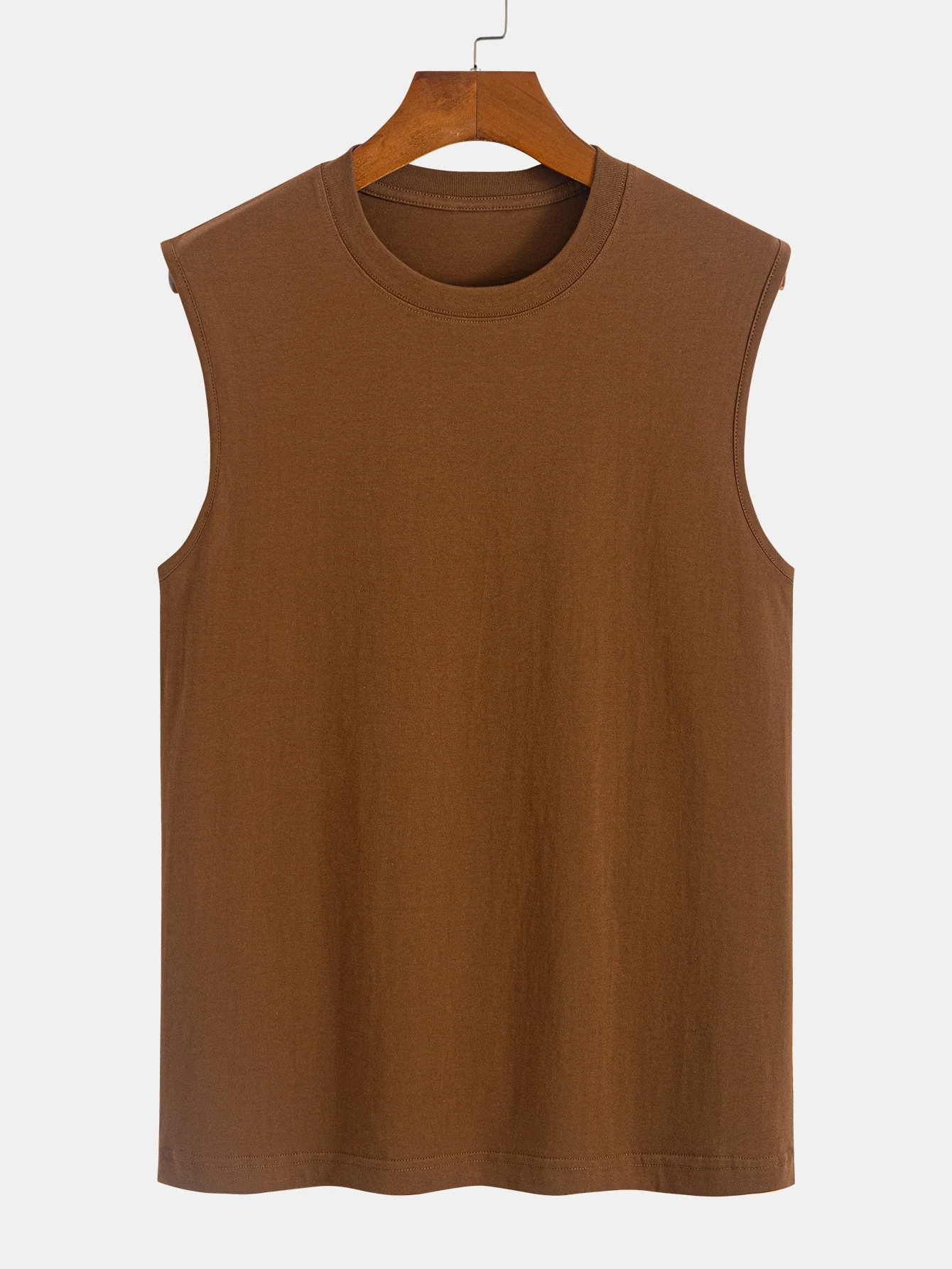 Crisanto® | Solid Color Cotton Tank Top - Image 7