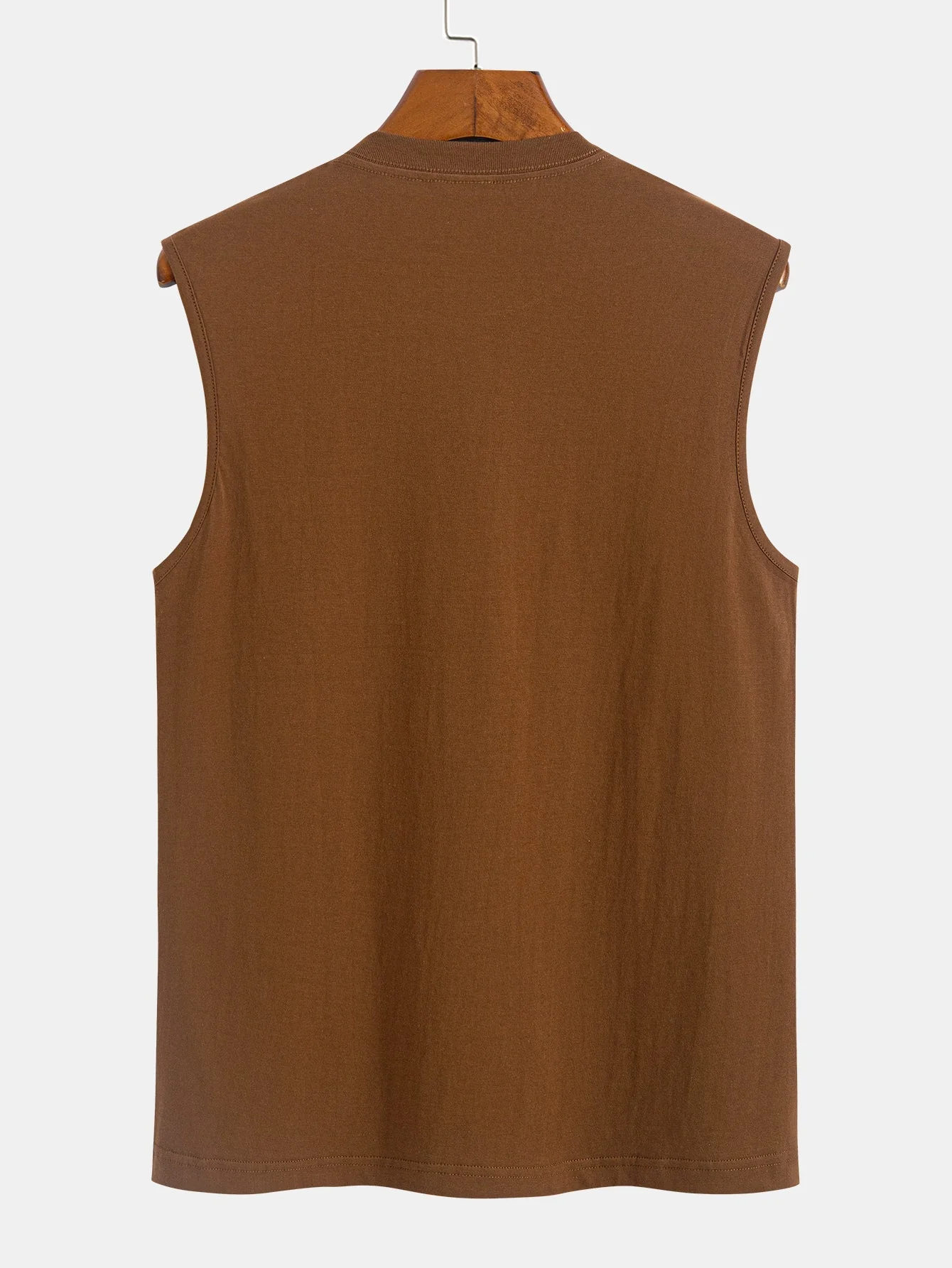 Crisanto® | Solid Color Cotton Tank Top - Image 8