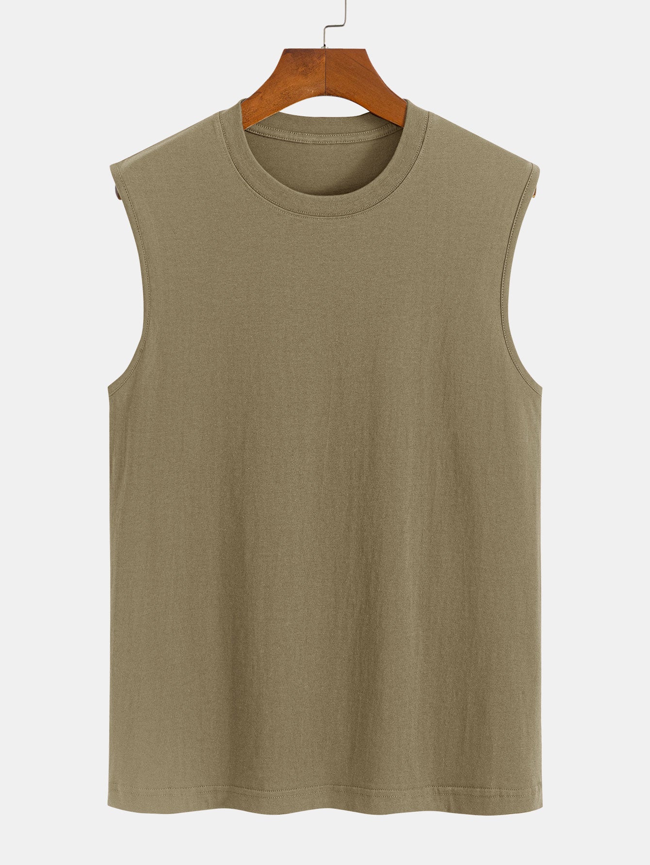 Crisanto® | Solid Color Cotton Tank Top - Image 9