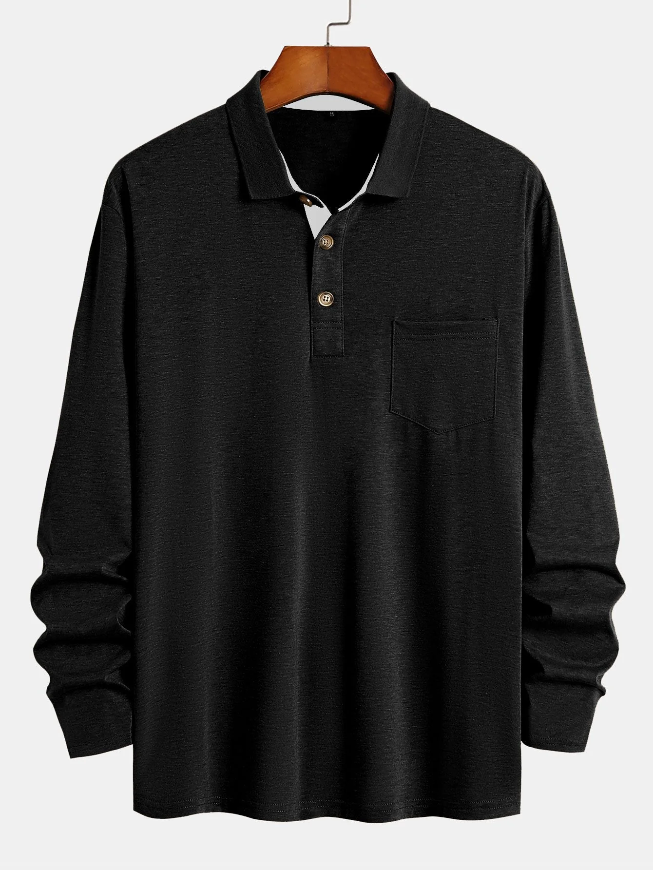 Crisóstomo® | Long Sleeve Polo Shirt - Image 4