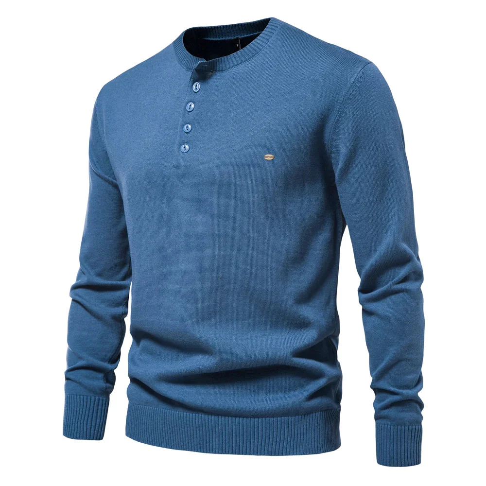 Crisóstomo® | Men'S Casual Henley Sweater - Image 2