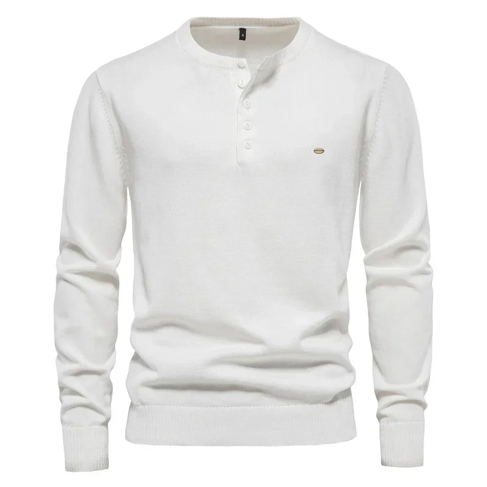Crisóstomo® | Men'S Casual Henley Sweater - Image 8