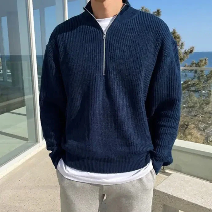 Crispin® | Classic Warm Sweater With Zipper - Image 2