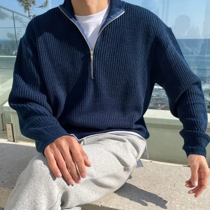 Crispin® | Classic Warm Sweater With Zipper - Image 4