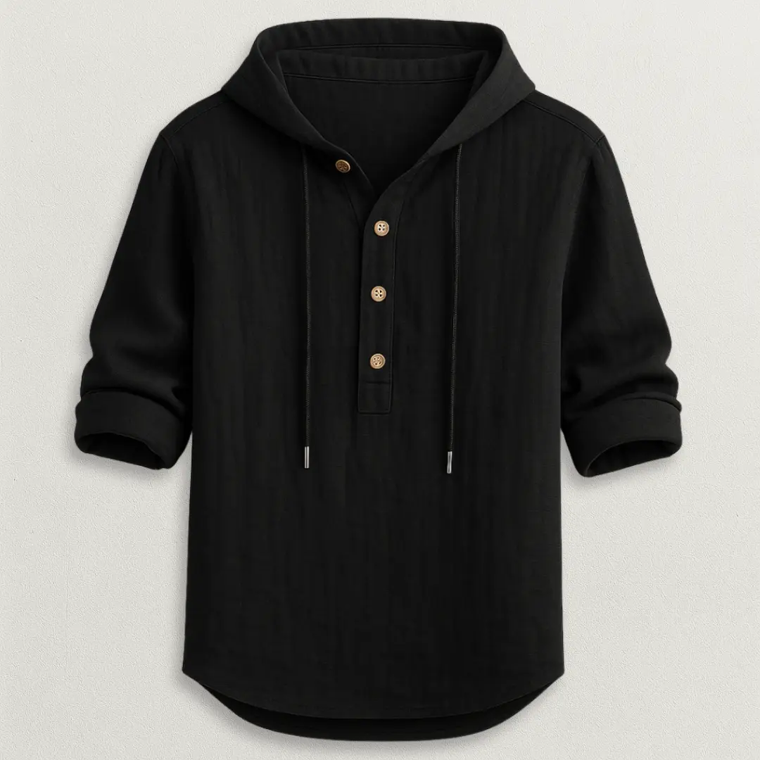 Crispín | Marcus Linen Hoodie Shirt - Image 6