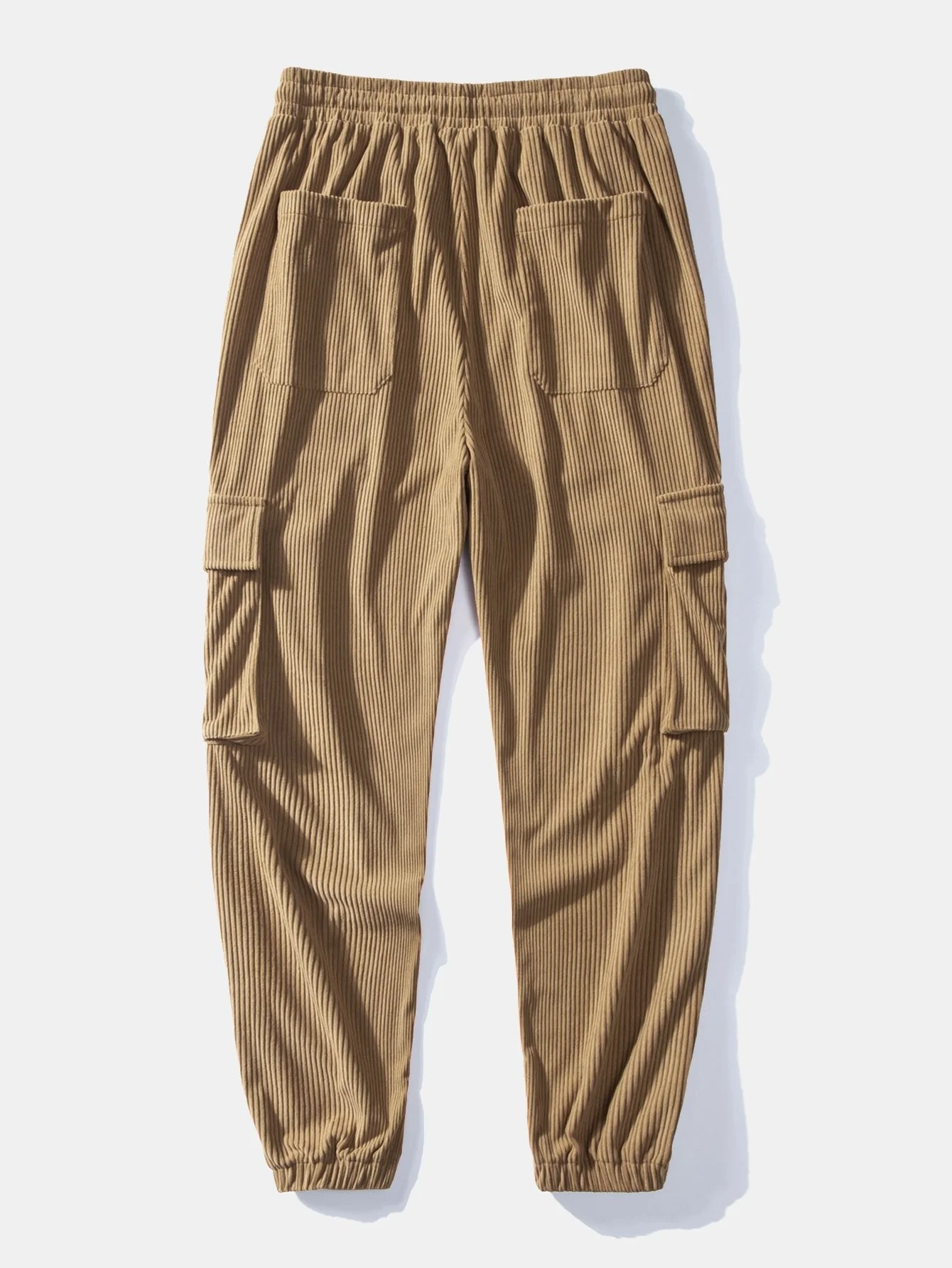 Cristian® | Drawstring Corduroy Cargo Jogger Pants - Image 6