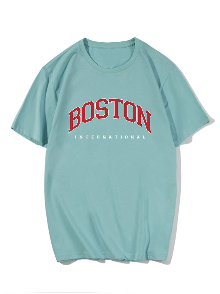 Cristian® | Letter Print T-Shirt - Image 2