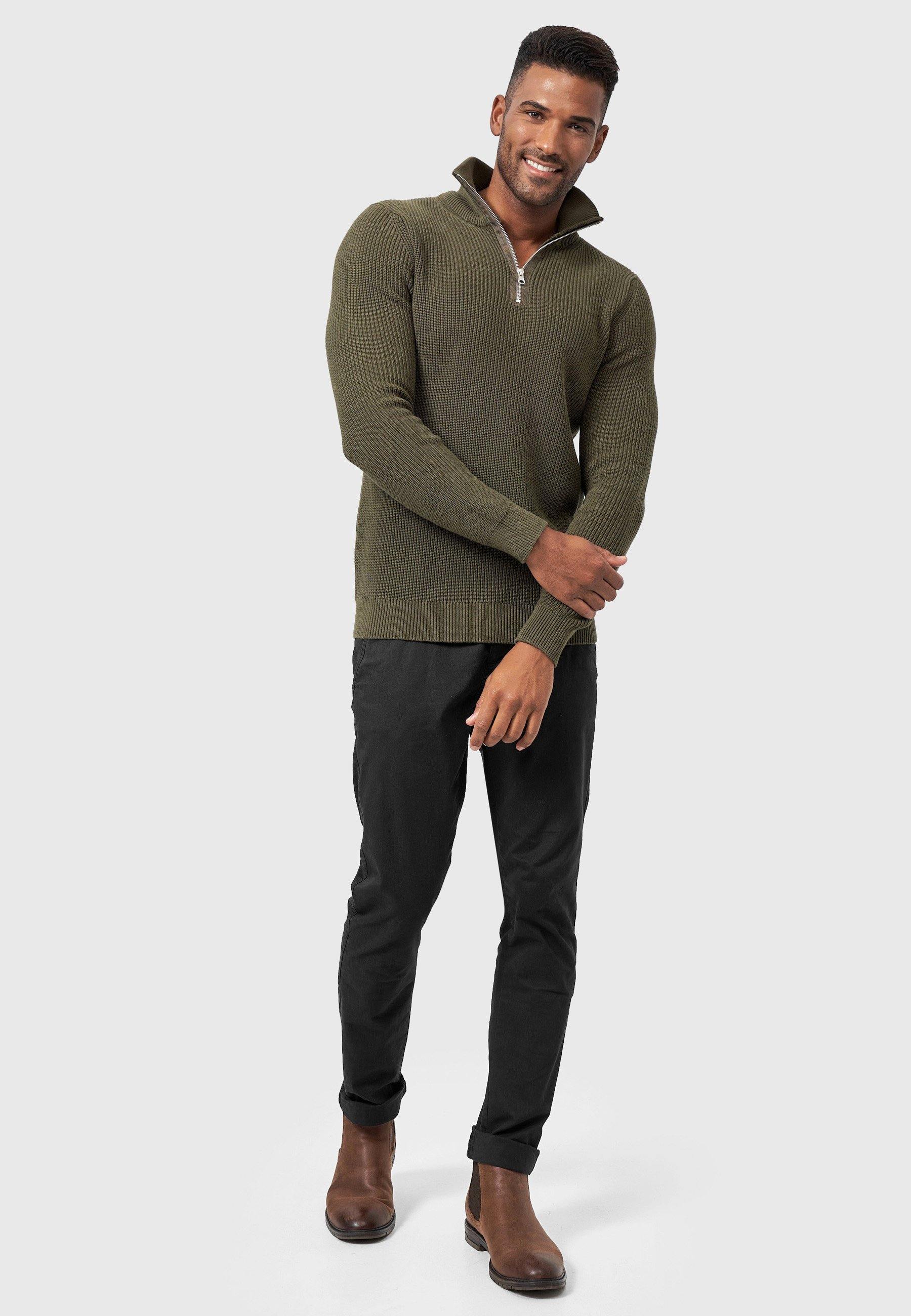Cristóbal® | Stylish Sweatshirt With Quarter Zip Fastening - Image 11