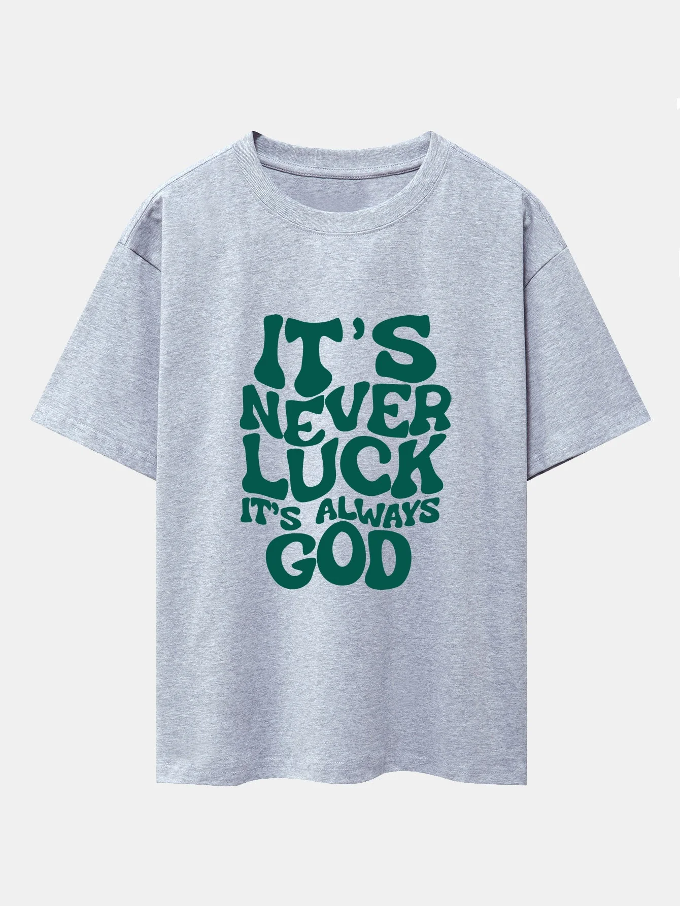 Cruz® | God Slogan Print Drop Shoulder Oversize T-Shirt & Drawstring Corduroy Shorts - Image 6