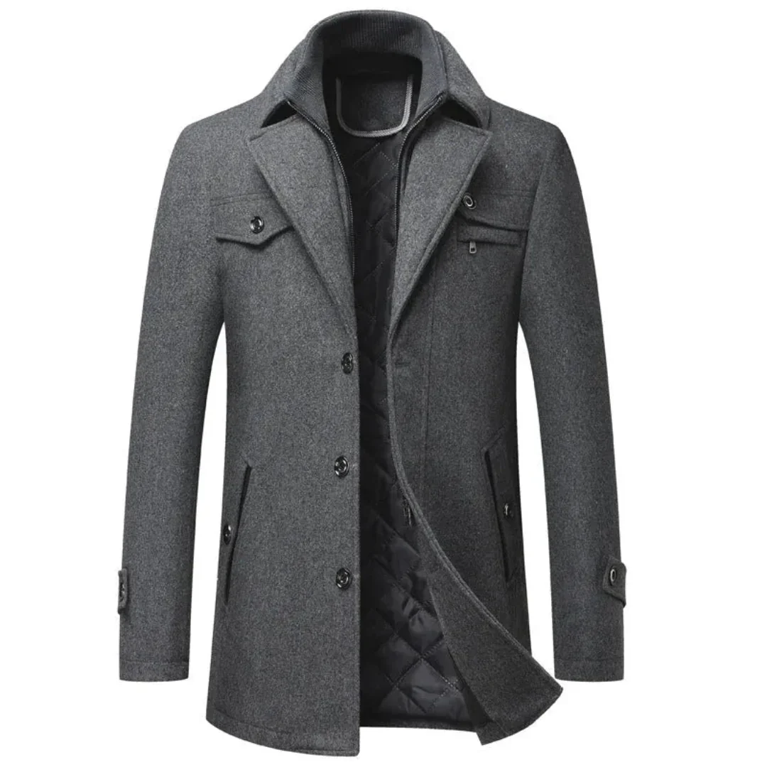 Cruz | Camden Quilted Cashmere Overcoat - Image 4
