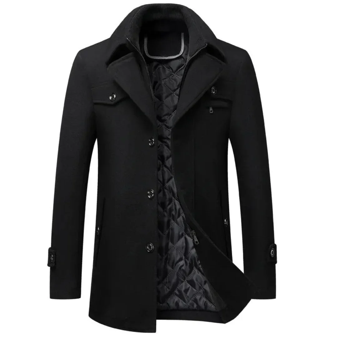 Cruz | Camden Quilted Cashmere Overcoat - Image 5