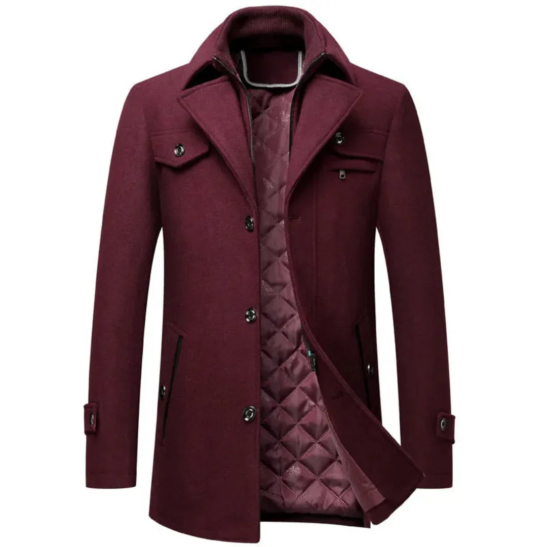 Cruz | Camden Quilted Cashmere Overcoat - Image 6