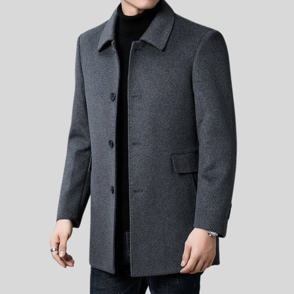 Cuauhtémoc | Timeless single-breasted coat in a classic cut - Image 5