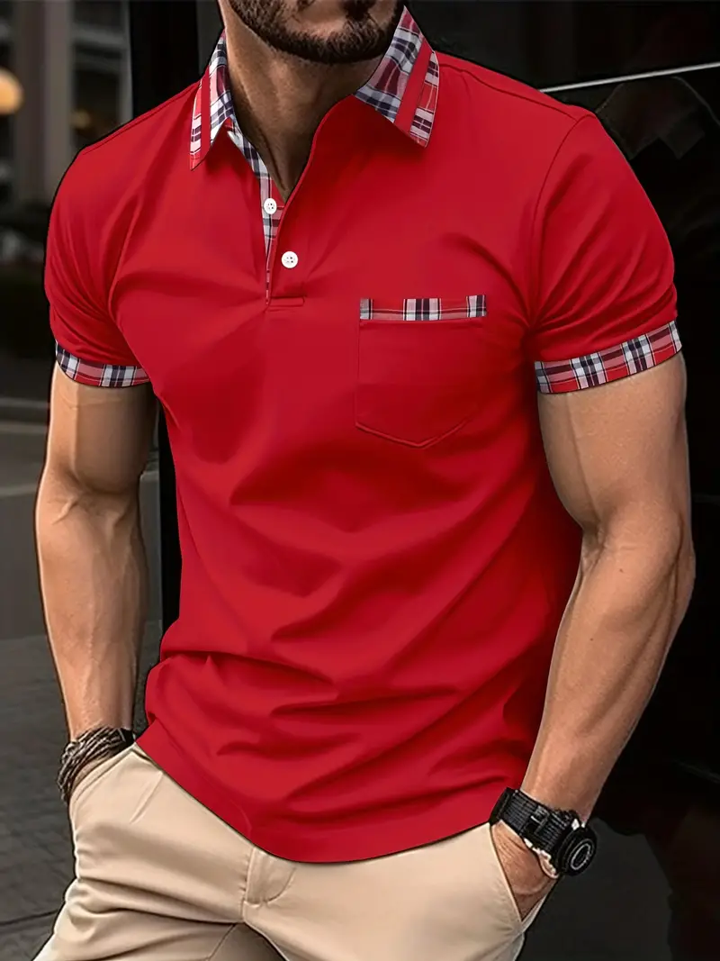 Curtis® | Casual Button-Up With V-Neck For Men - Image 47