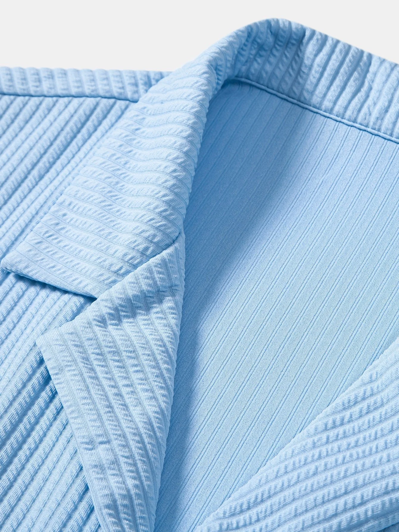 Curtis® | Defined Style: Ribbed Muscle Fit Shirt With Deep Cuban Collar - Image 7