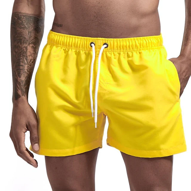 Cygnus® | Solid Color Drawstring Beach Shorts - Image 11