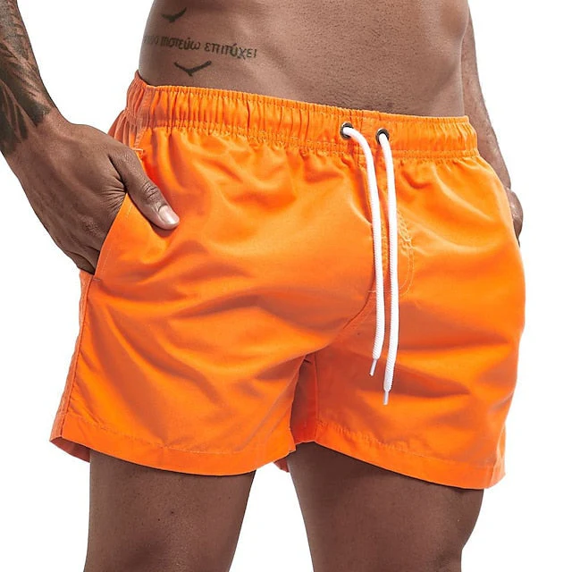 Cygnus® | Solid Color Drawstring Beach Shorts - Image 6