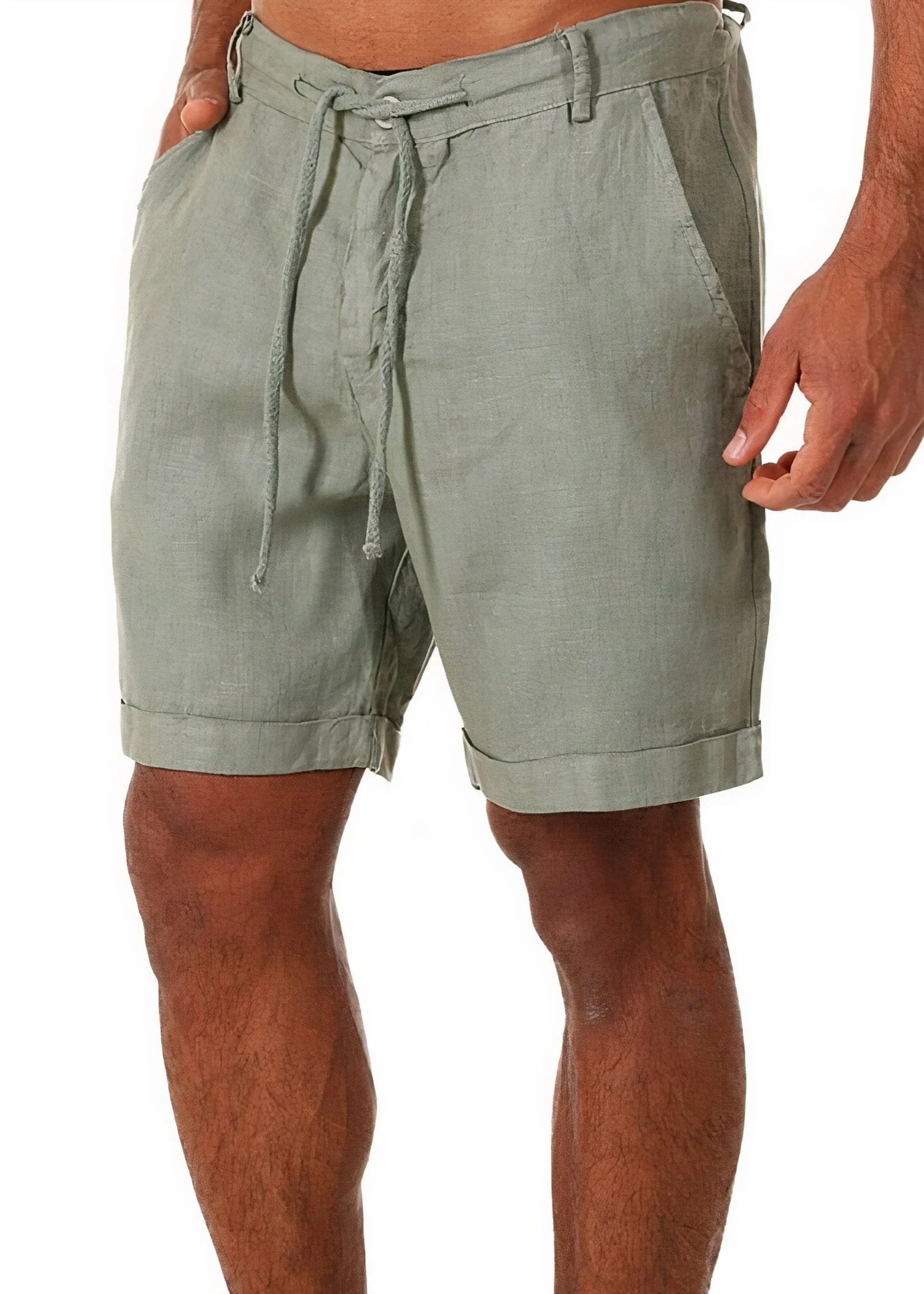 Cyprian® | Comfortable Linen Shorts For Men For Summer - Image 2