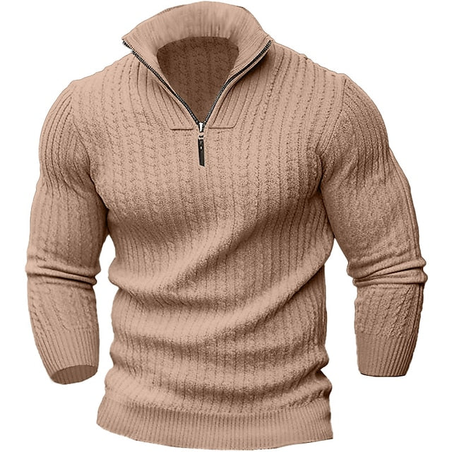 Cyriacus® | Trendy Sweater With Zipper For Men - Image 2