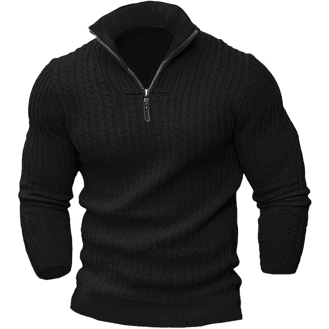 Cyriacus® | Trendy Sweater With Zipper For Men - Image 3