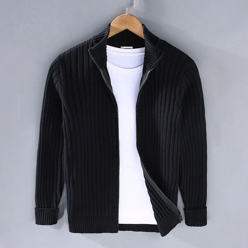 Cyrus® | Comfortable Rib Knitted Men's Sweater - Image 4