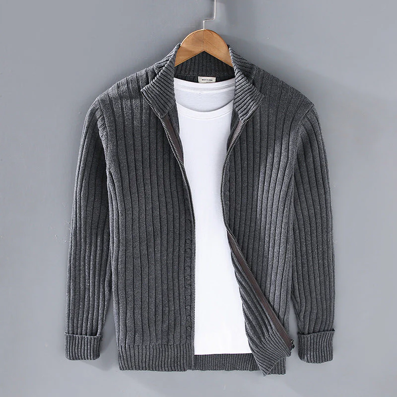 Cyrus® | Comfortable Rib Knitted Men's Sweater - Image 5