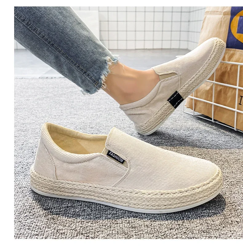 Cyrus | Breathable Slip-On Canvas Shoes - Image 10