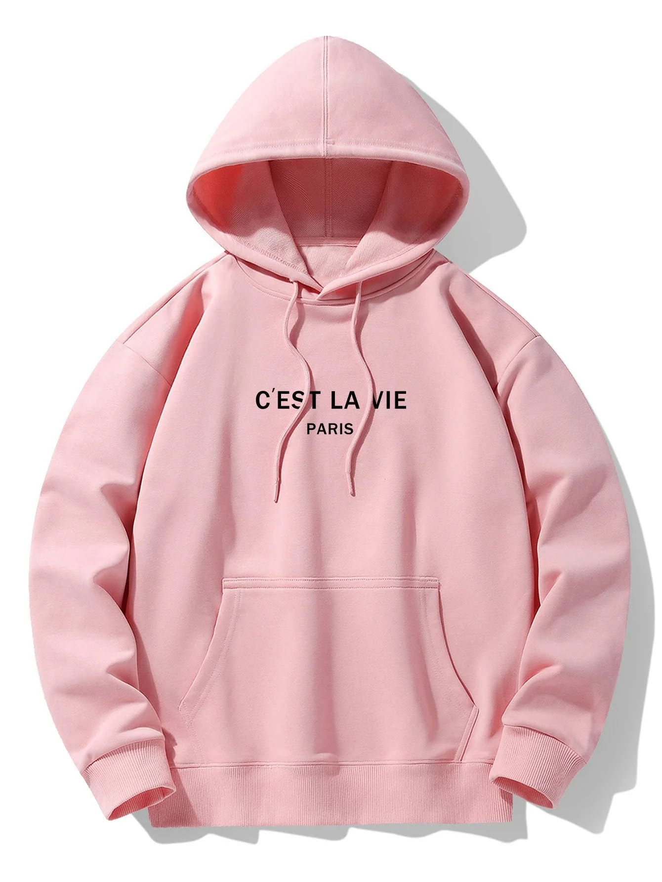 Cyrus | Paris Print Cotton Blend Hoodie - Image 14