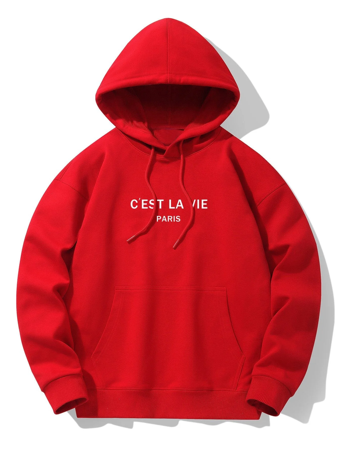 Cyrus | Paris Print Cotton Blend Hoodie - Image 16