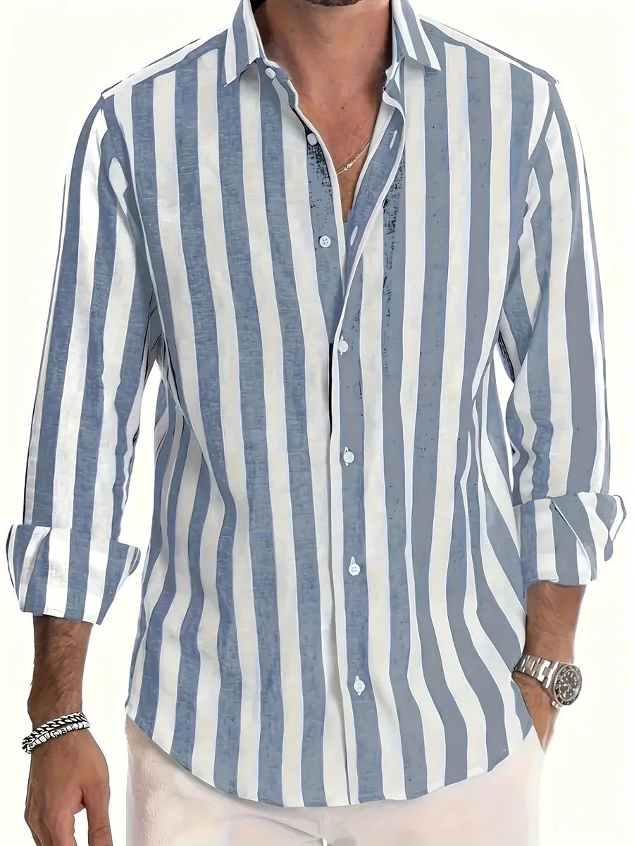 Cyrus | Striped Summer Shirt - Image 4