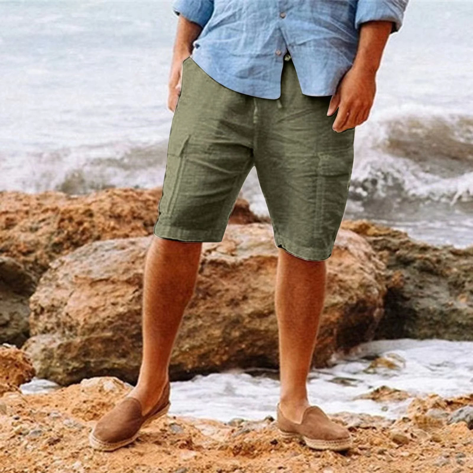 Dacre® | Comfortable Linen Shorts For Men - Image 2