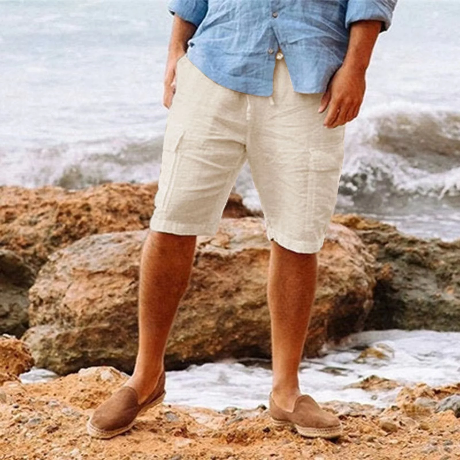 Dacre® | Comfortable Linen Shorts For Men - Image 3