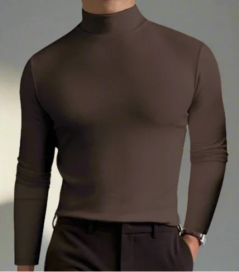 Dagobert® | Elegant Mens Turtleneck Sweater Style - Image 2