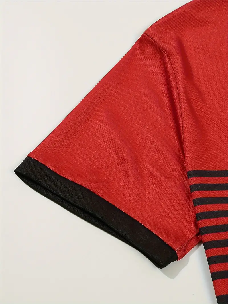 Dale® | Striped Casual Color Block Short Sleeve Shirt - Image 4
