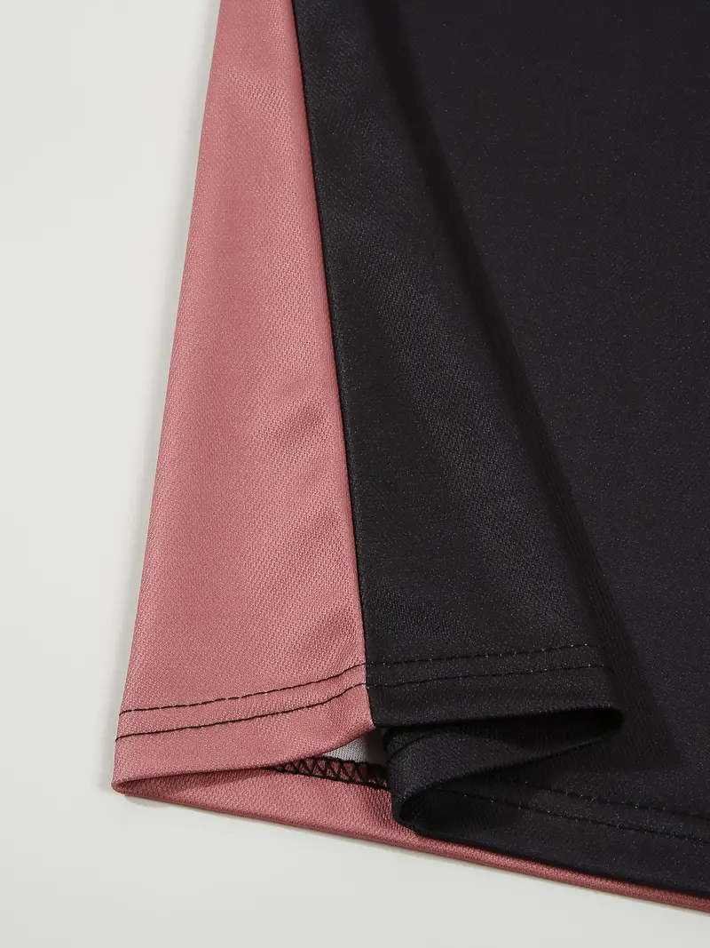 Dale® | Striped Casual Color Block Short Sleeve Shirt - Image 41