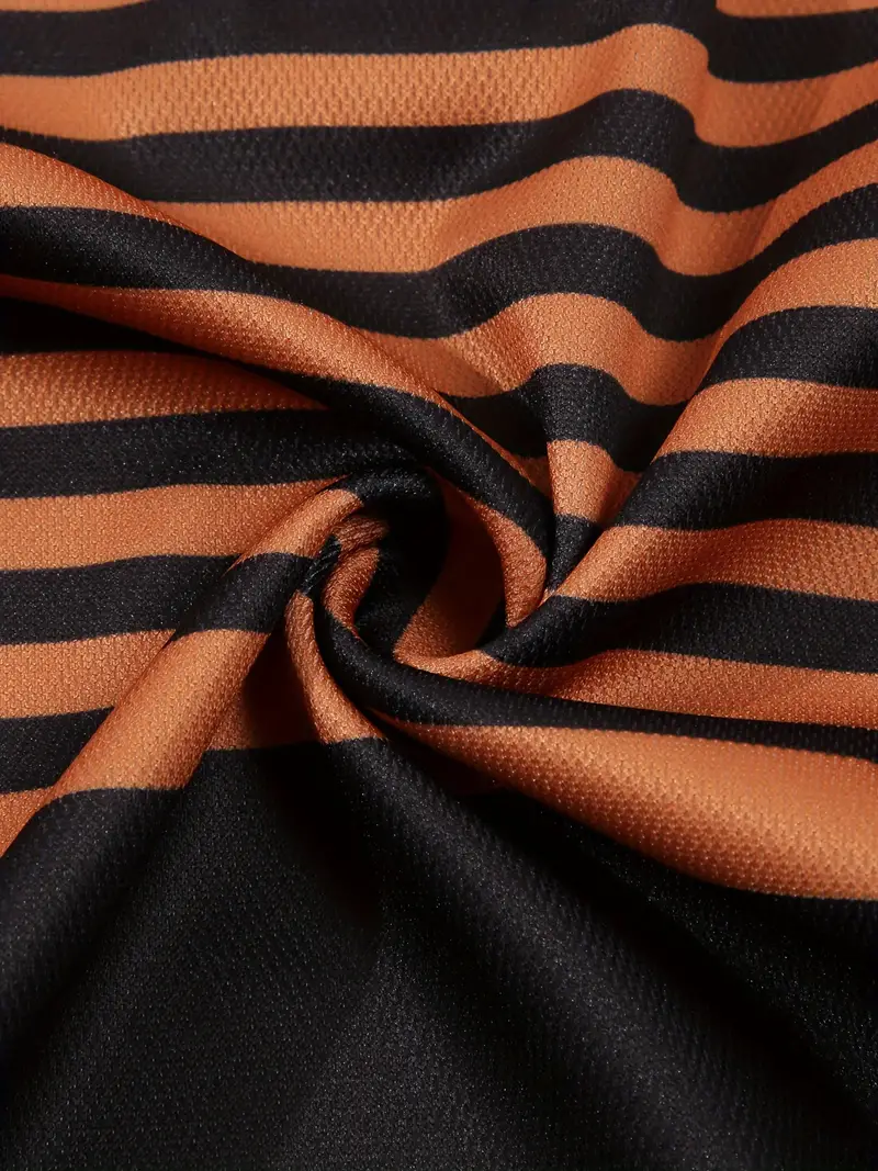 Dale® | Striped Casual Color Block Short Sleeve Shirt - Image 49